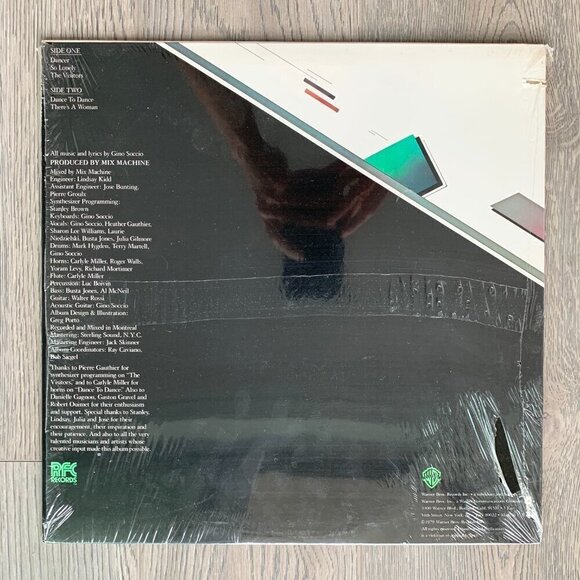 Vintage 1979 Gino Soccio Outline LP – Disco Electronic Dance Album - Picture 6 of 6